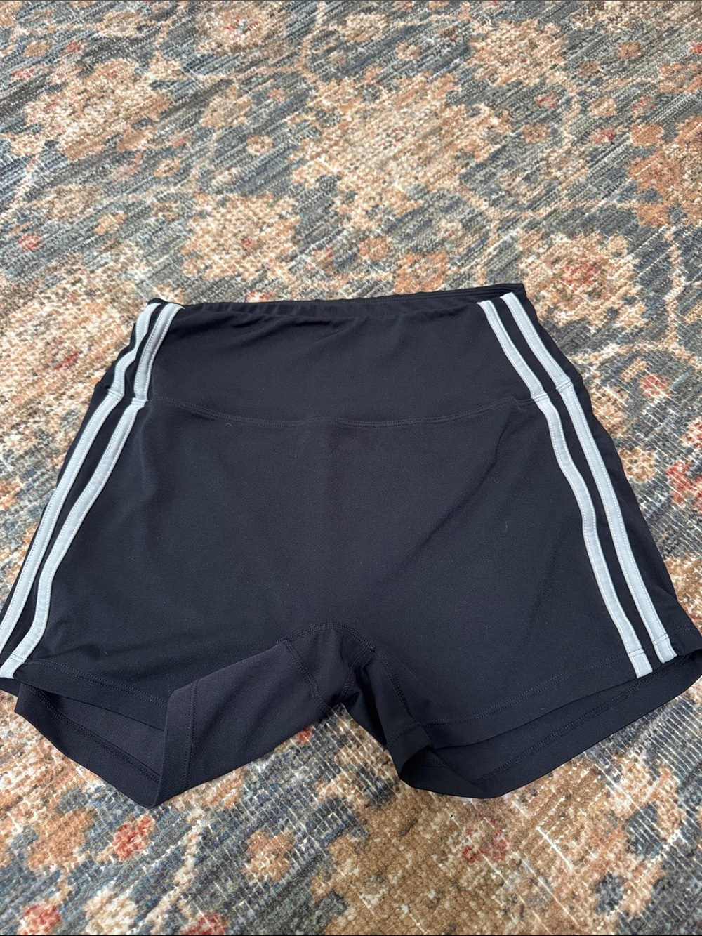 Good Co. Black Contrast Stripe Compression Shorts Women’s Size 8